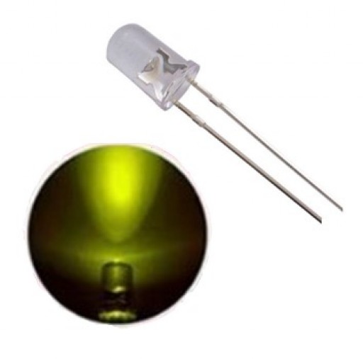 Led 5mm Redondo Verde Claro